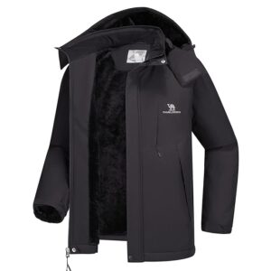 Jacket Fleece Lined Windproof Raincoat