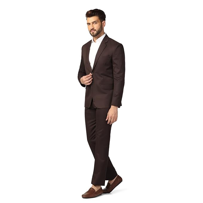 Mens Slim Fit Two Piece Suit Set - Image 4