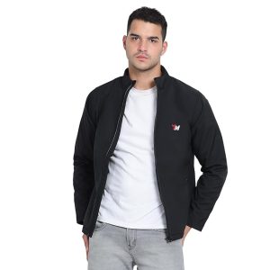 Jacket with Pockets: Weatherproof Style.