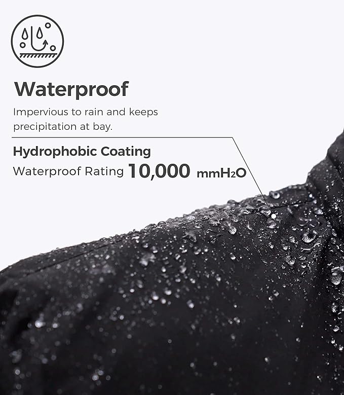 Jacket Fleece Lined Windproof Raincoat - Image 5